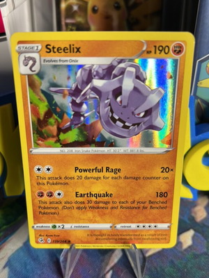 Steelix Fusion Strike Holo Pokemon κάρτα καινούργια