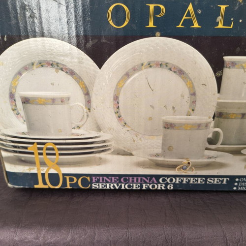 OPAL Fine China coffee set 18 pieces for 6 persons