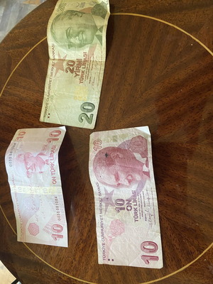 Lyra banknotes in excellent condition