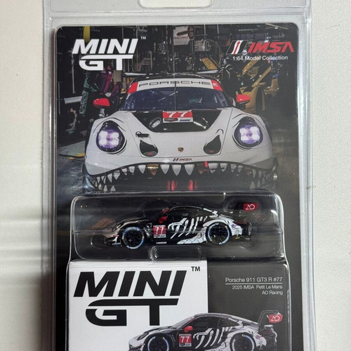Mini GT Porsche 911 GT3 R Skeleton new