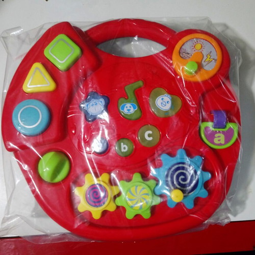 Set of 3 educational toys like new with farm and musical piano