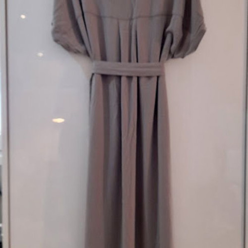 Milla Viscose Dress Size M-L Like New, Gray-Beige