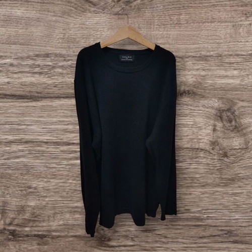 Zara blouse size Large like new, black