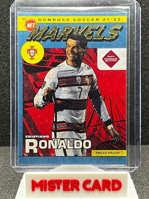 Cristiano Ronaldo net marvels press proof card 2020-21 like new