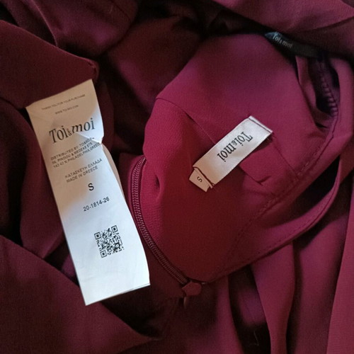 Burgundy jumpsuit toi&moi