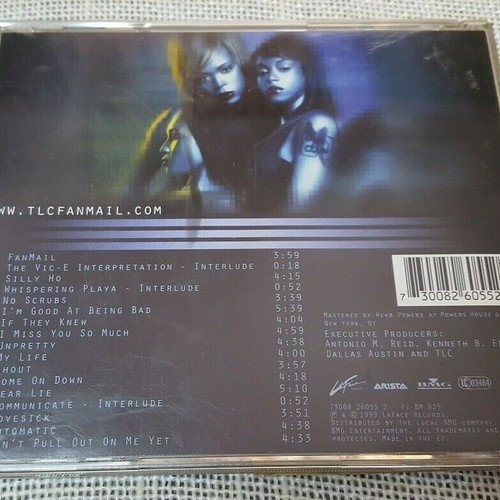 TLC FanMail CD used, Limited Edition, Lenticular Case