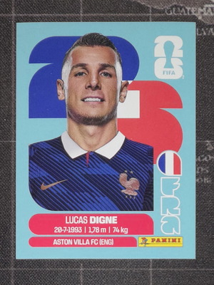 Panini Fifa World Cup 2026 Lucas Digne collectible sticker new