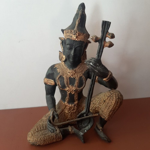 Traditional stone decorative statue from Thailand, like new