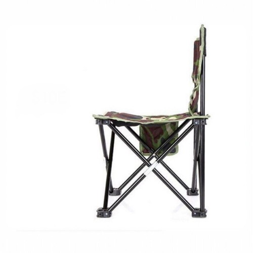 Folding Fishing Chair with Camo Pocket 64x37x37cm New