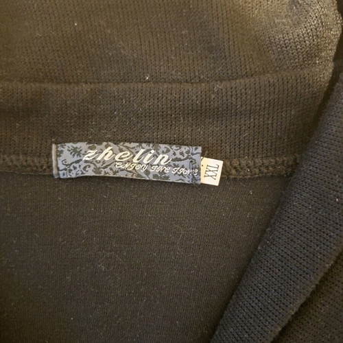 Zhelin men's knitted cardigan like new, black, XXL