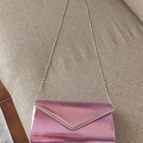 Women's envelope bag, clutch and shoulder chain