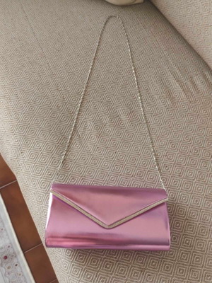 Women's envelope bag, clutch and shoulder chain