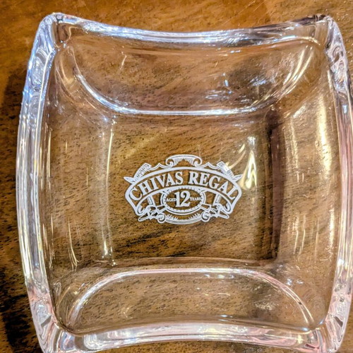 Chivas Regal crystal bowls set of 2, like new