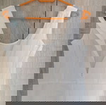 Бял прозрачен рокля Benetton като нов с цип