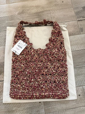 Zara shoulder bag, pink multicolor