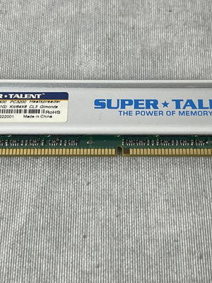 Super Talent DDR400 1GB DDR1 RAM with Heatsink used for Retro PC