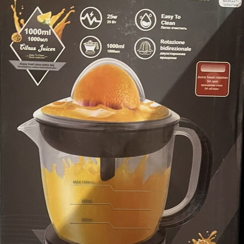 Raf electric juicer 25W with 1lt capacity black new