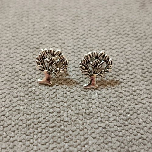 Set of six pairs of earrings new, three dangling and three small