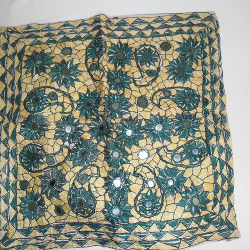 Decorative pillow covers new, handmade from India, 44x44 cm