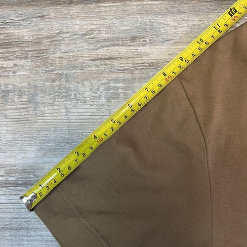 Lacoste Unisex Relaxed Fit T-Shirt Size L Used Khaki Camel