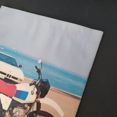 BMW 1981 motorcycle brochure used, models R100RS, R80GS
