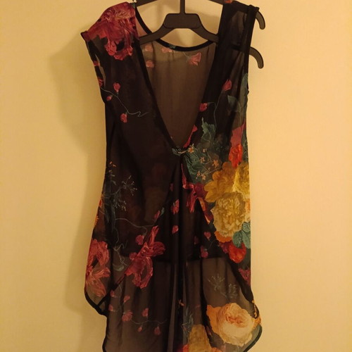 Toi&Moi floral see-through asymmetrical blouse