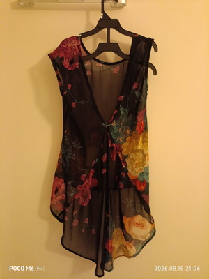Toi&Moi floral see-through asymmetrical blouse