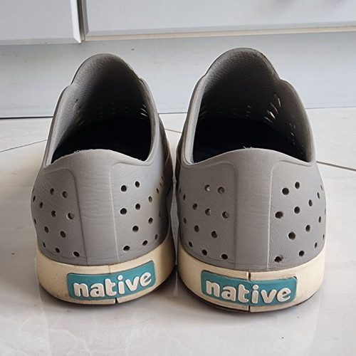 Native Shoes water shoes used, gray, size 44.5-45