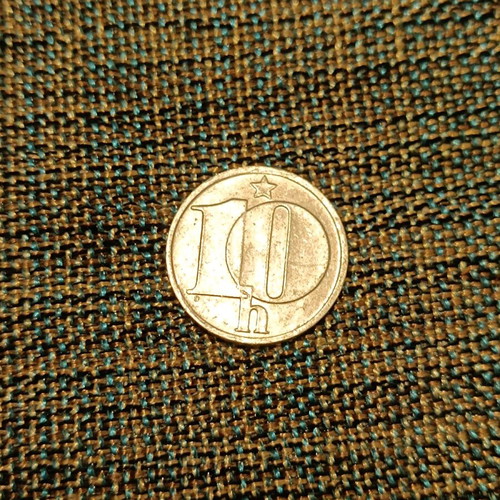 Czechoslovakia 10 haleru coin like new, almost uncirculated