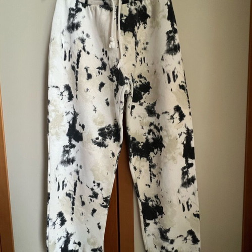 Zara set sweatpants and crop top like new, black and beige