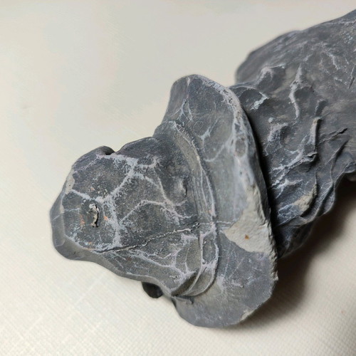 Witch cement bust used, Halloween decoration 15cm
