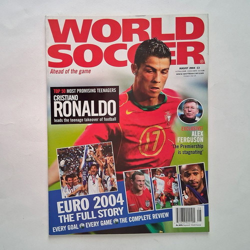 World Soccer magazine used, Euro 2004 tribute