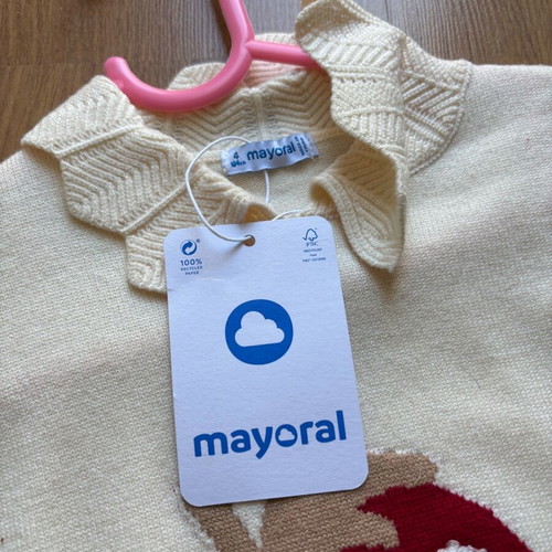 Mayoral kids set new with tag, beige and red