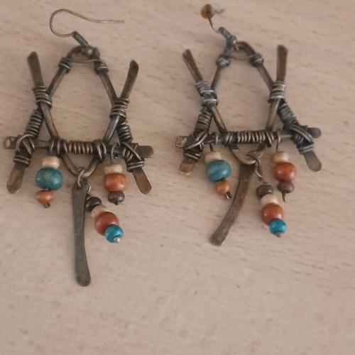 Handmade boho earrings