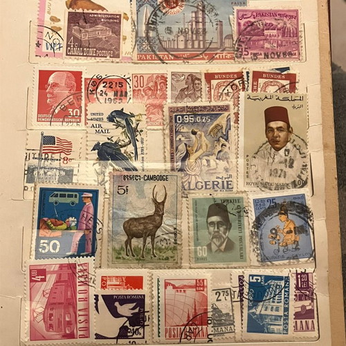 Old stamps like new, 20 pages, collectible from around the world