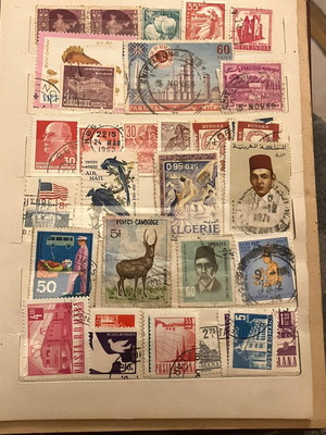 Old stamps like new, 20 pages, collectible from around the world