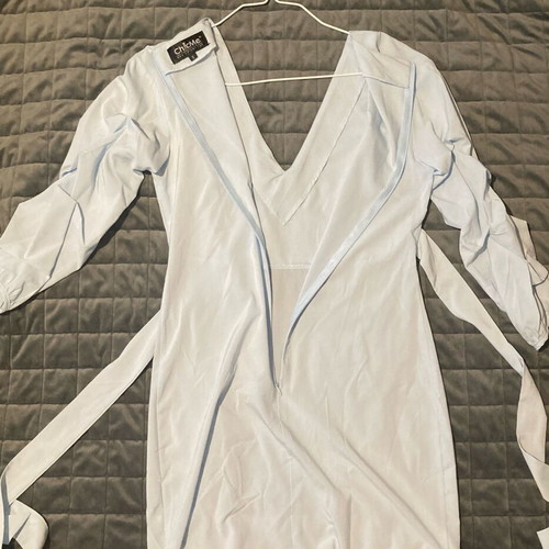 Women's shirt like new with sleeve design turquoise