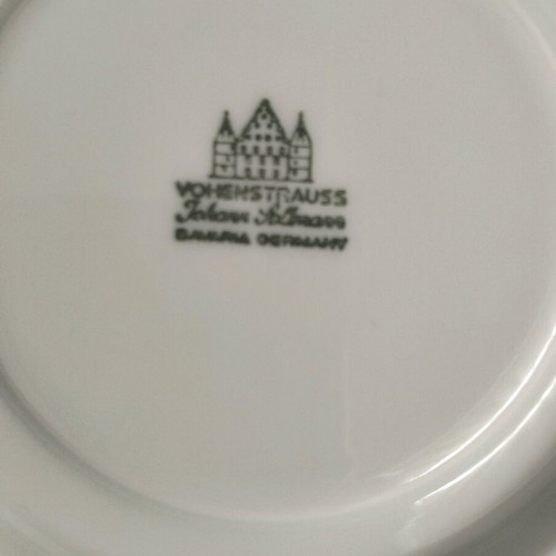 Bavaria Germany porcelain pasta set new with 6 plates