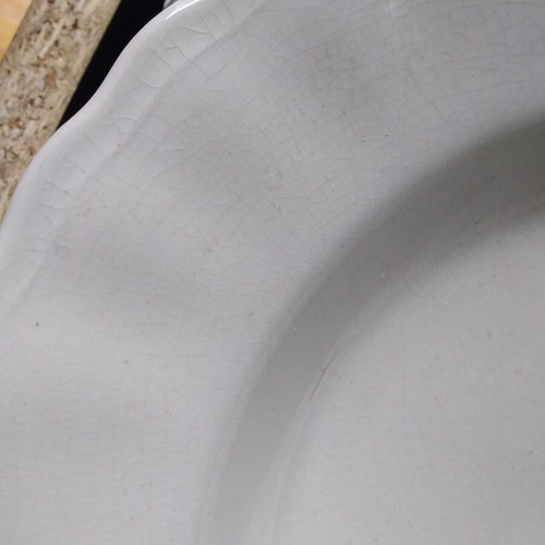 Vintage porcelain plates set of 4 and 2 cheese dishes like new