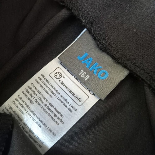 Jako sports shorts black size 164 cm like new for 13-14 years
