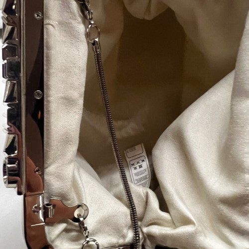 Valentino silver handbag like new