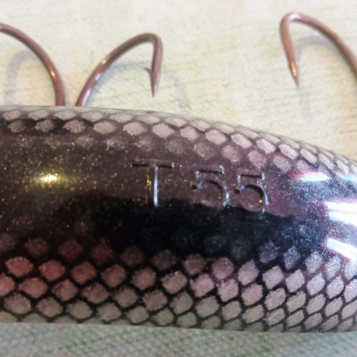 Helin Flatfish T55 Vintage Artificial Lure with Original Box & Leaflet