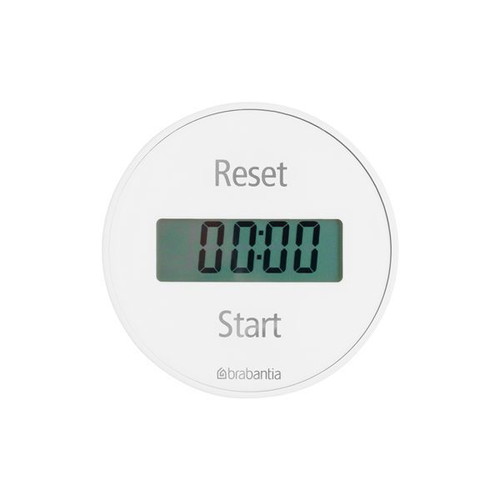 Brabantia White Kitchen Timer Digital New with Magnet
