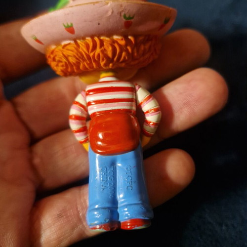 Huckleberry Pie vintage figure used from Strawberry Shortcake series