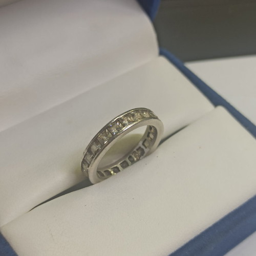 Silver 925 ring used with zircon, No 15 - 55mm