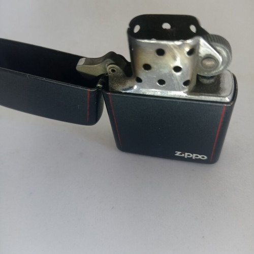 Zippo Classic Black Matte Lighter 218ZB like new with box and documents