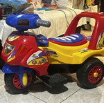 Children's electric motorcycle, automatic