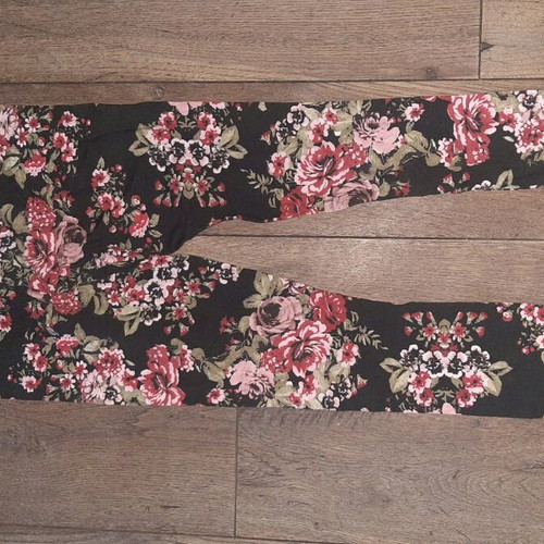 Bershka floral leggings new size S