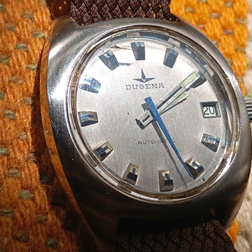 Vintage Dugena automatic watch used, diameter 37mm