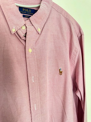 Polo Ralph Lauren men's pink shirt size L like new